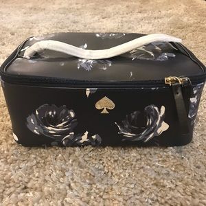 Kate Spade Midnight Rose Train Case & Makeup Bag